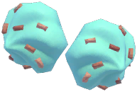 Piped Frosting Ear Studs