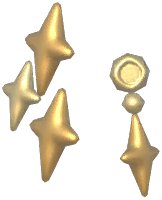 Lustrous Star Ear Studs