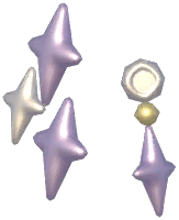 Lustrous Star Ear Studs