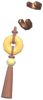 Jade Donut One-Sided Earring