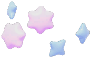 Floating Star Earstuds