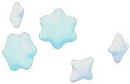 Floating Star Earstuds