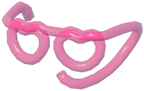 Heart Straw Glasses