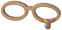 Frosted Oval Glasses