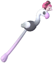 Hedgehog & Flamingo Croquet Mallet
