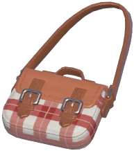 Plaid Messenger Bag