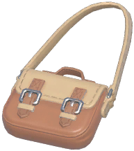 Color-Blocked Messenger Bag