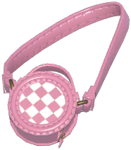 Checkered Round Bag