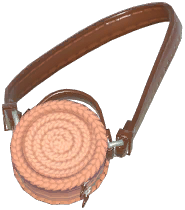 Rattan Round Bag