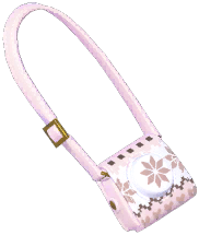 Snowflake-Trim Camera Bag