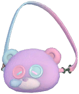 Macaron Bear Crossbody Bag