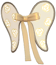 Rosa Gilded Mesh Wings