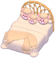 Artful Rattan Double Bed