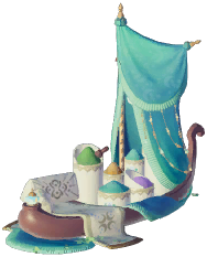 Gold Sand Silk Canopy Spice Boat