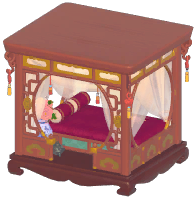 Huayun Butterfly Double Bed