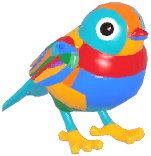 Colorful Brick Sparrow