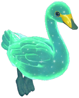 Green Starry Swan