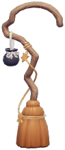 Broom Bat Perch