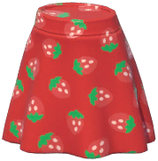 Strawberry Mini Skirt