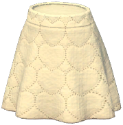 Printed Lace Mini Skirt