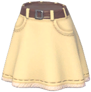 Entertainer Belted Mini Skirt