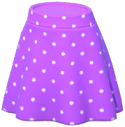 Polka Dot Mini Skirt