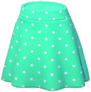 Polka Dot Mini Skirt