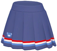 Sea Otter Sailor Pleated Skirt