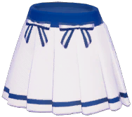 Bow Pleated Skirt