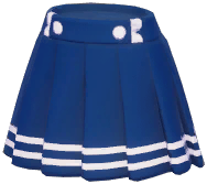 Button Pleated Skirt
