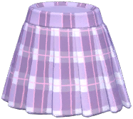 Plaid Pleated Skirt