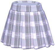 Plaid Pleated Skirt