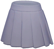 Monocolor Pleated Skirt