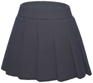 Monocolor Pleated Skirt