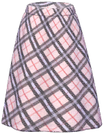 Plaid Long Skirt