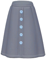 Executive Button Long Skirt