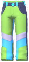 Color-Blocked Pop Pants