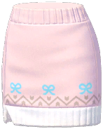 Jacquard Knitted Tight Mini Skirt