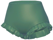 Green Onion High-Rise Swim Shorts
