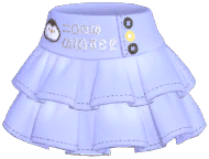 Penguin Tiered Denim Skirt