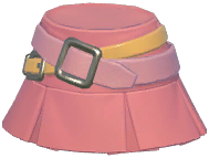Apple Leather Skirt