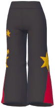 Colorful Embroidered Flared Pants