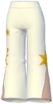 Colorful Embroidered Flared Pants