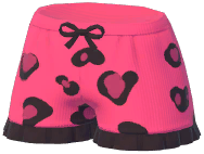 Bow Ruffle Pajama Shorts