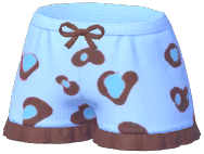 Bow Ruffle Pajama Shorts