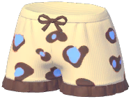 Bow Ruffle Pajama Shorts