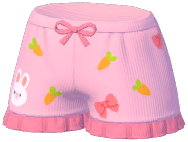 Bunny Ruffle Pajama Pants