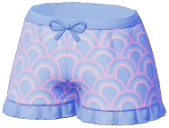 Fish Scale Ruffle Pajama Pants