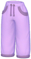 Fur-Trim Pajama Pants