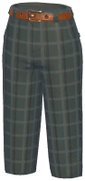 British Plaid Suit Pants